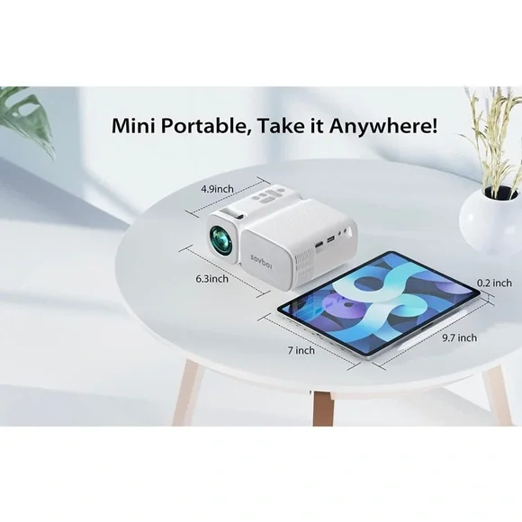 Sovboi Projector Screen Sovboi Projector, WiFi Mini Portable